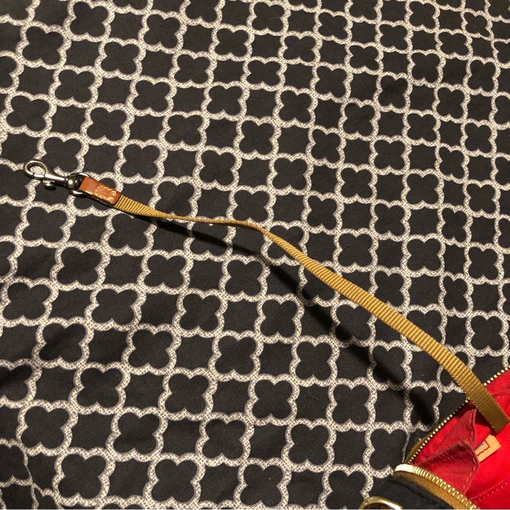 Dooney & Bourke Suede Crossbody Hunter BLACK - Picture 6 of 16